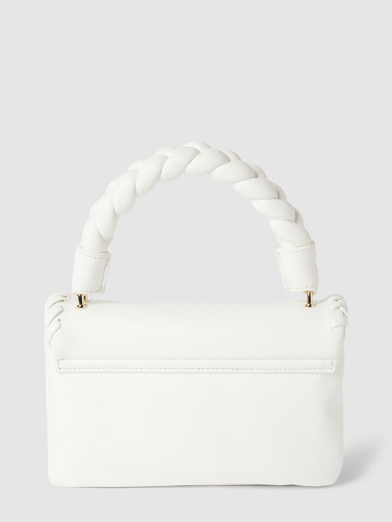 Handtasche mit Label-Detail in weiß
