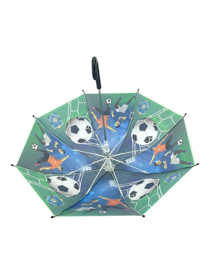 Yuhu.kids Regenschirm Fußball Team in Blau günstig kaufen onesize