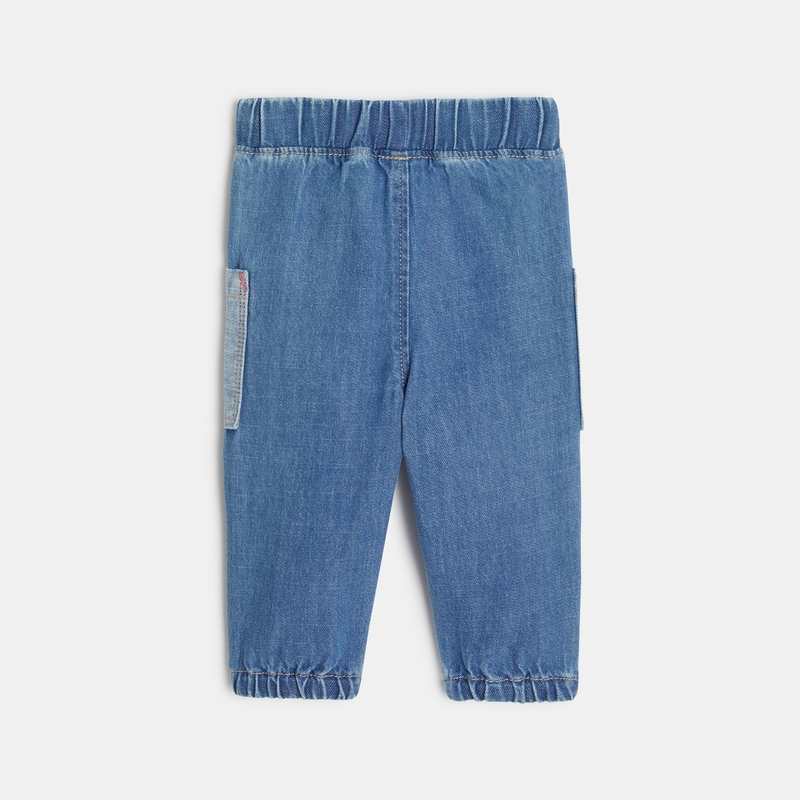 Pantalon bébé fille en jean bleu Catimini