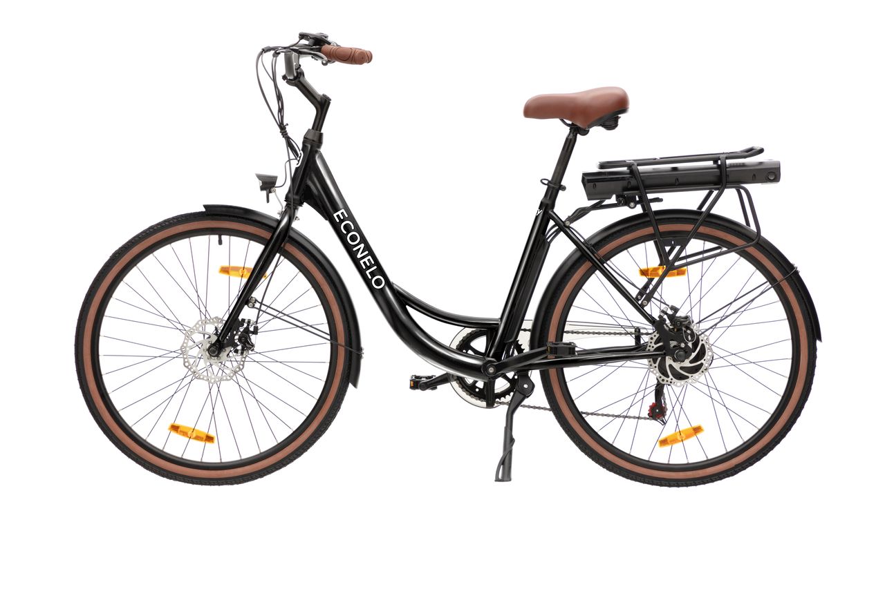 Econelo 26 Zoll E-Bike Schwarz