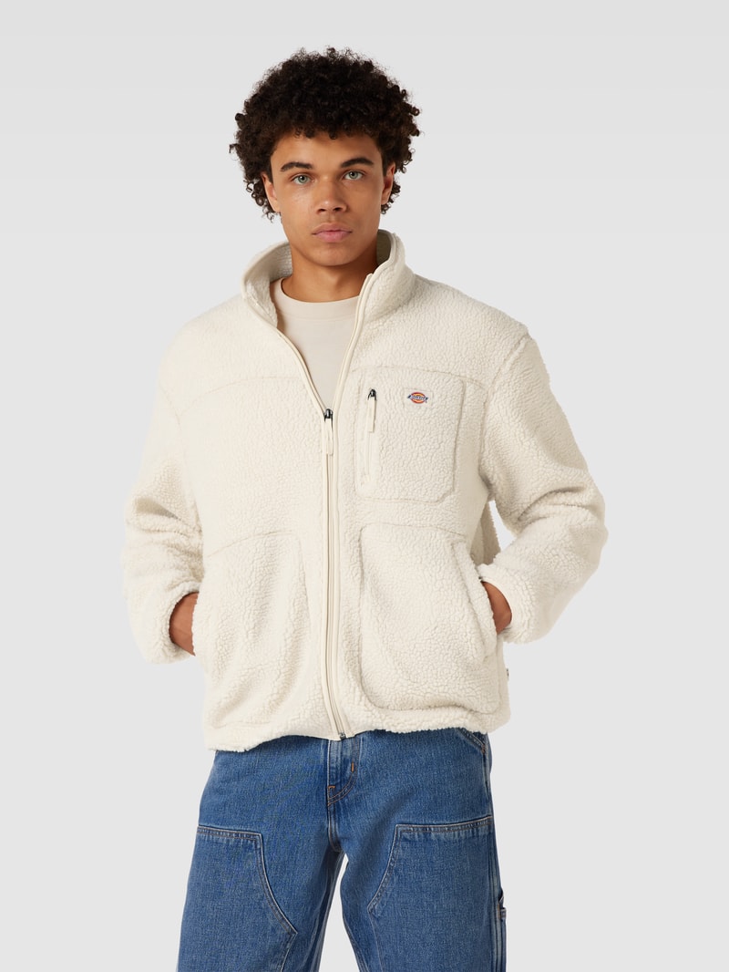 Sweatjacke aus Teddyfell Modell 'MOUNT HOPE' in beige