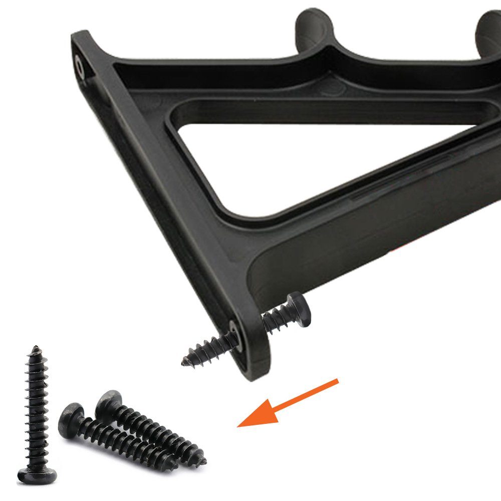 Croch Horizontal Wand Rutenhalter Rutenhalter, (2-tlg., Rod Rack für 3 Ruten)