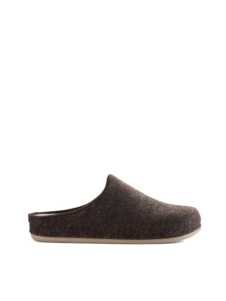 TRAVELIN' Filzpantoffeln At-Home in Braun günstig kaufen