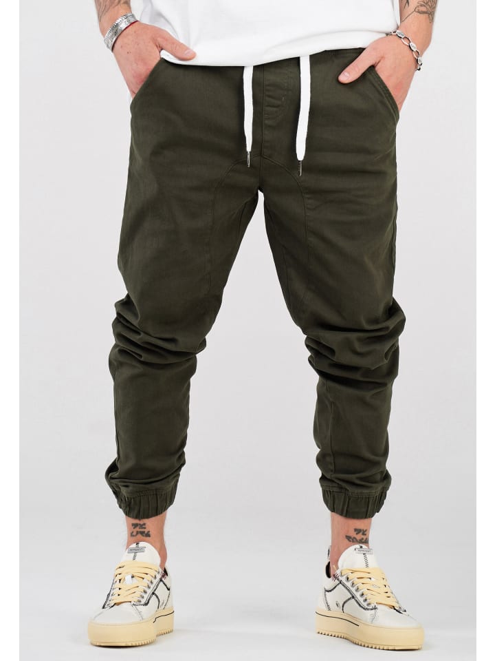 SOULSTAR Chino-Jogger - MPNOWRA Jogger-Hose Jeanshose Stoffhose in Khaki günstig kaufen