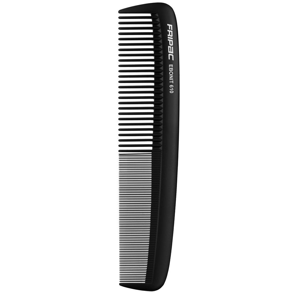 Fripac-Medis Matt Black 610 Damenkamm extragroß 23cm