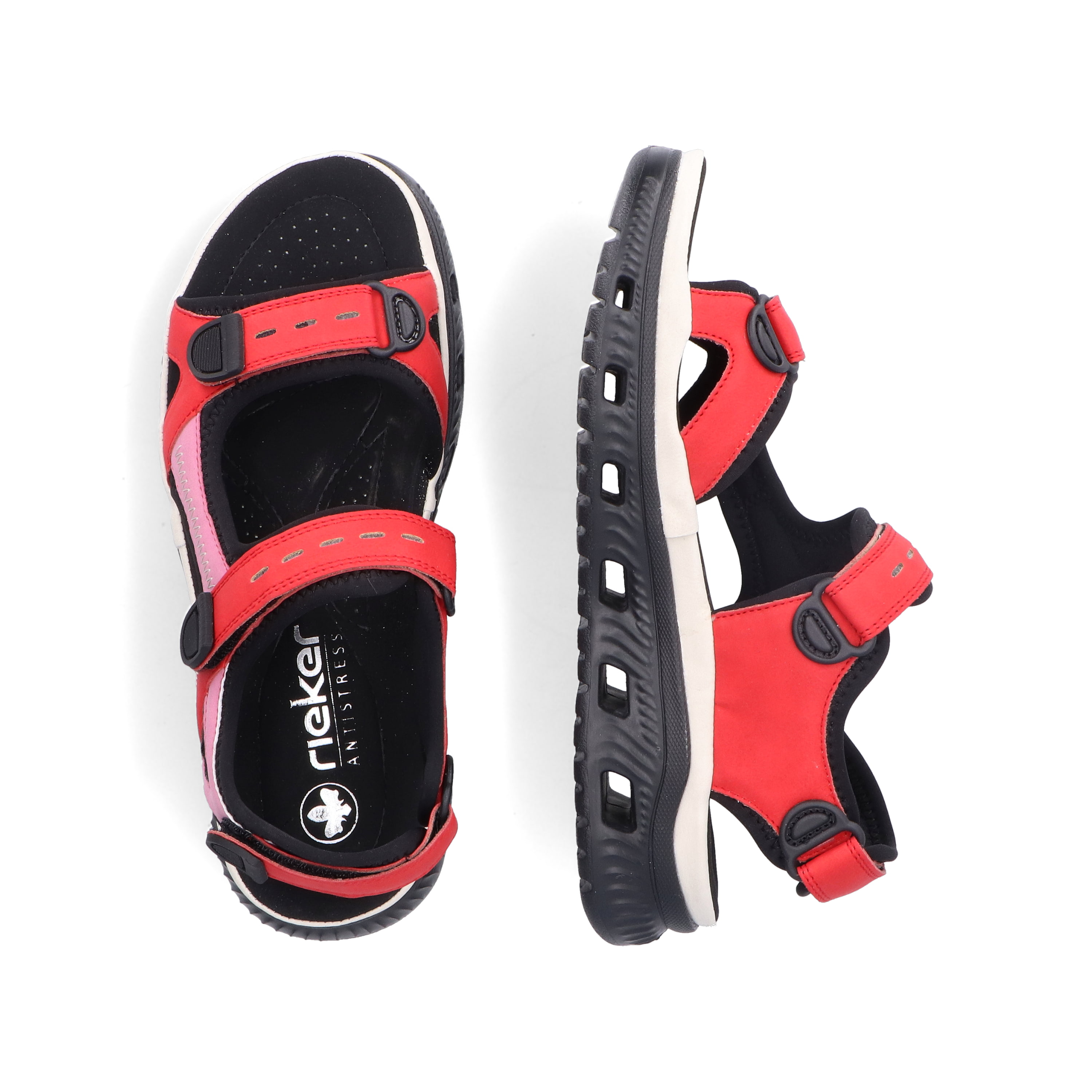 Rieker Damen Trekkingsandalen feuerrot