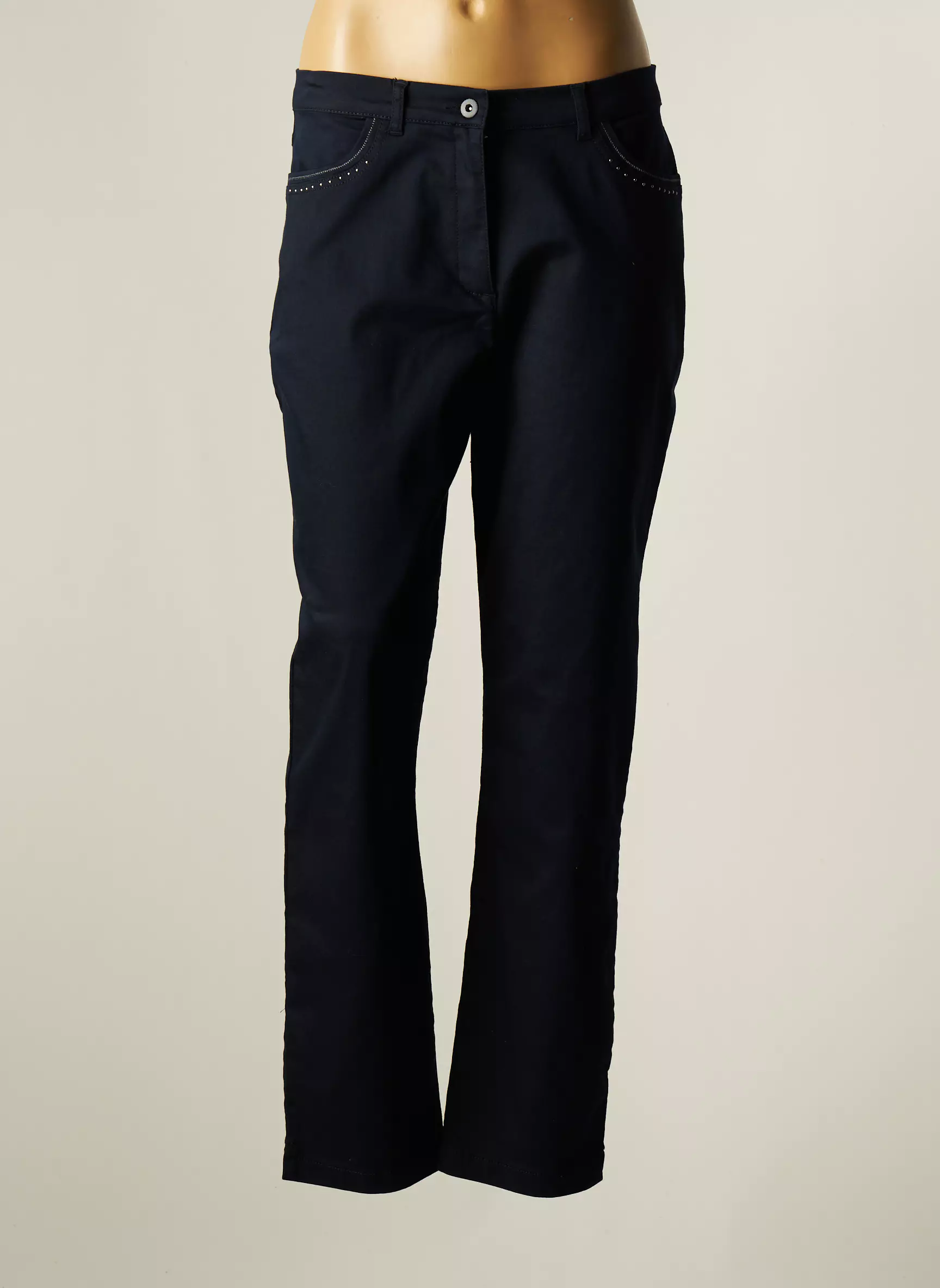 Christine Laure Pantalons Slim Femme couleur bleu