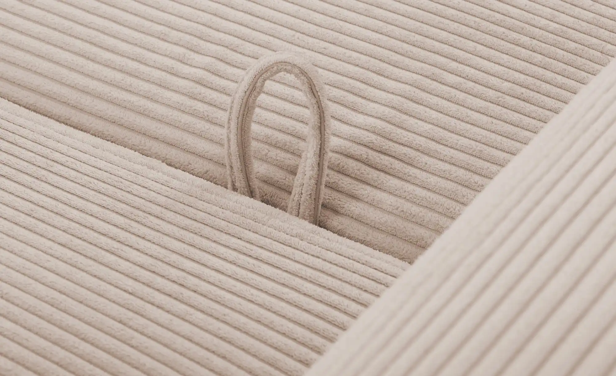 Twist Ecksofa aus Cord Capitol