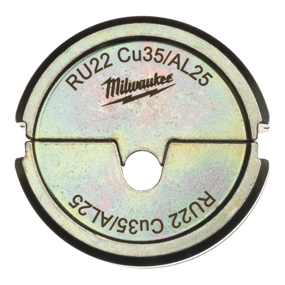 Accessori Milwaukee 4932451781 RU22 Ganasce di crimpatura Cu35/AL25 35/25mm² per utensile di crimpatura M18 HCCT-201C