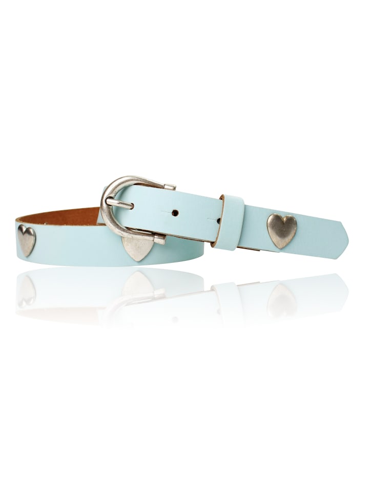 FRONHOFER Ledergürtel in Aqua günstig kaufen