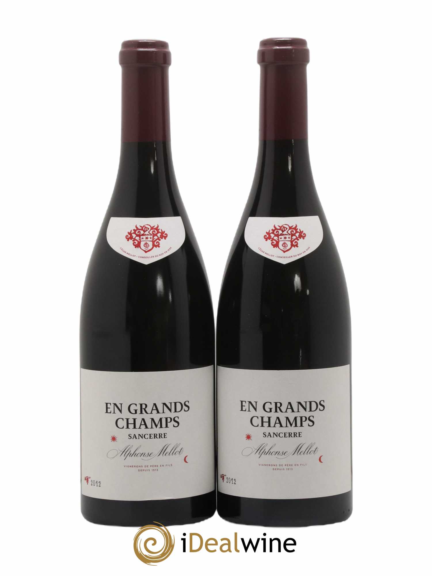 Sancerre En Grands Champs Alphonse Mellot  2012 - Lot de 2 Bouteilles
