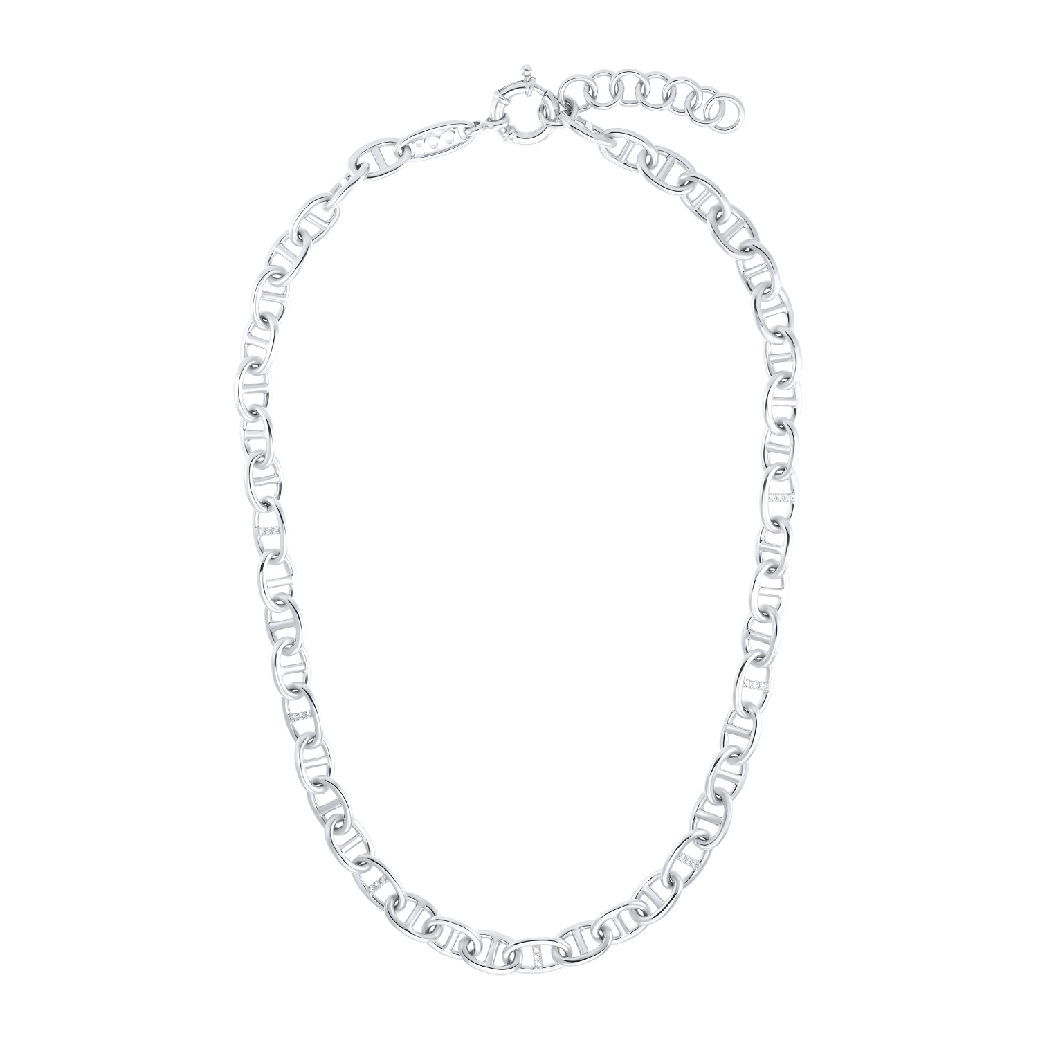 Collier für Damen. 925 Sterling Silber. Zirkonia synth.