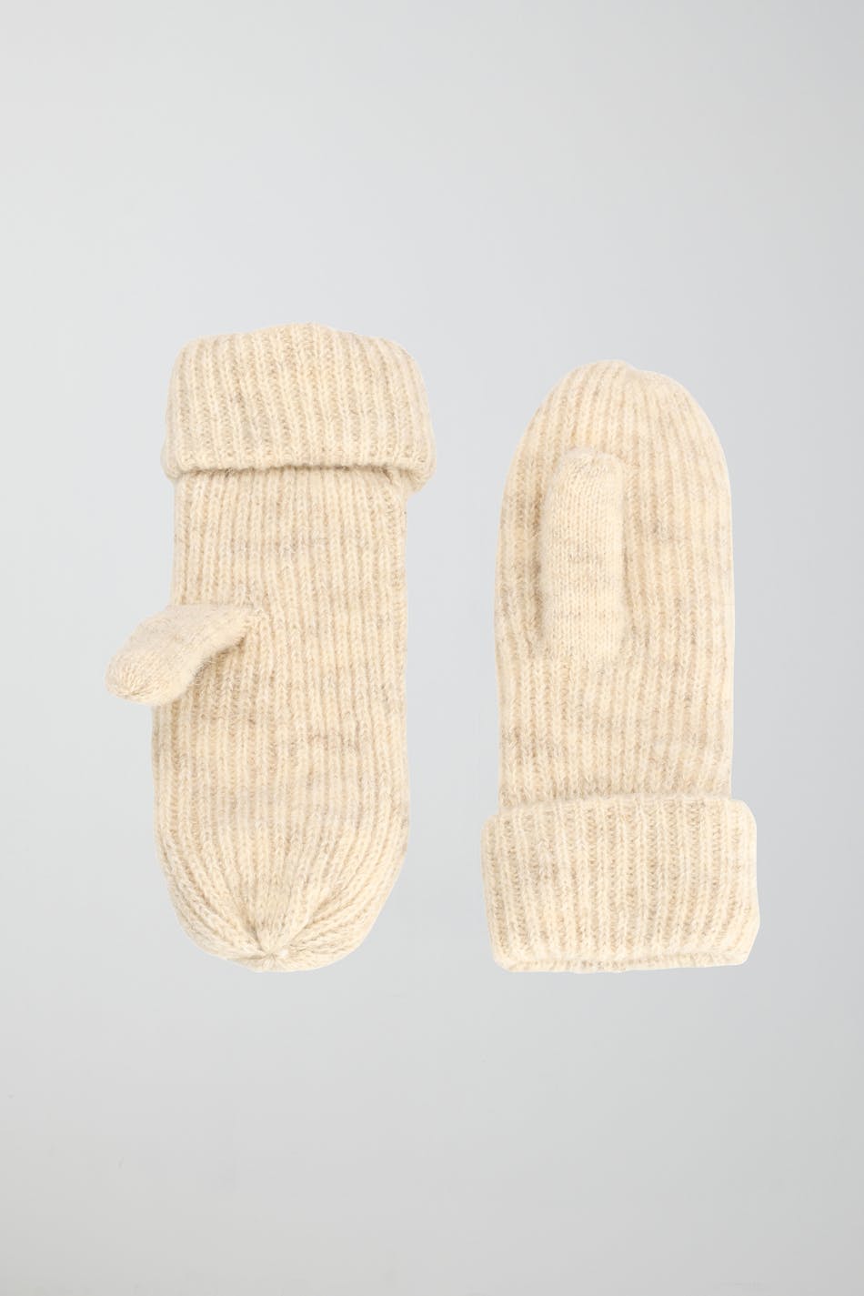 Rib mittens