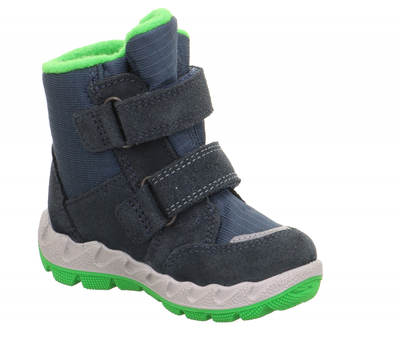 ICEBIRD - Blau/Grün Boots mit Klettverschluss