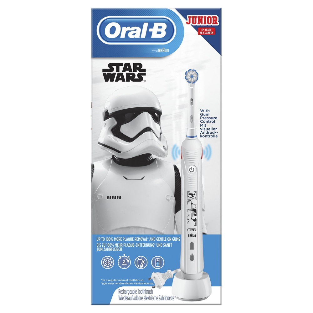 oral-b Brosse À Dents Électrique Oral-B Junior, Star Wars Brosse À Dents Electrique