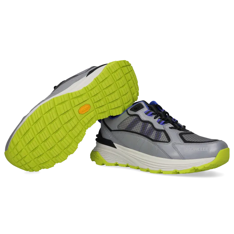 Moncler - Sneaker low LITE RUNNER Kalbsleder - blau