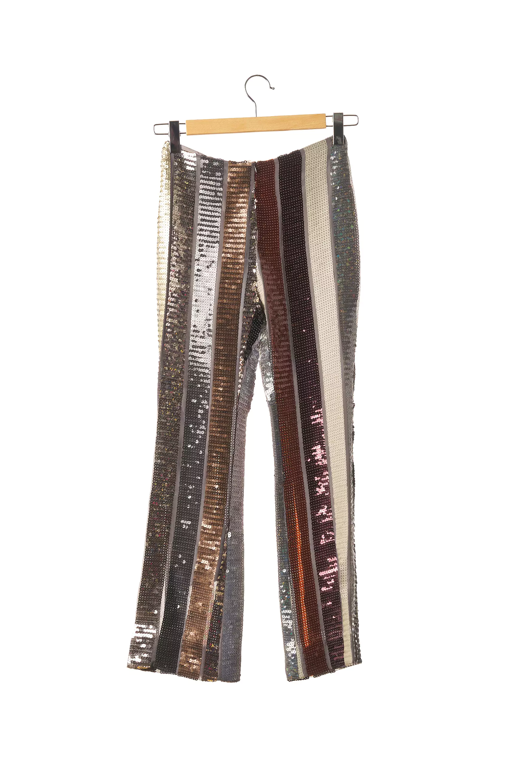 Regina Rubens Pantalons Flare Femme couleur gris