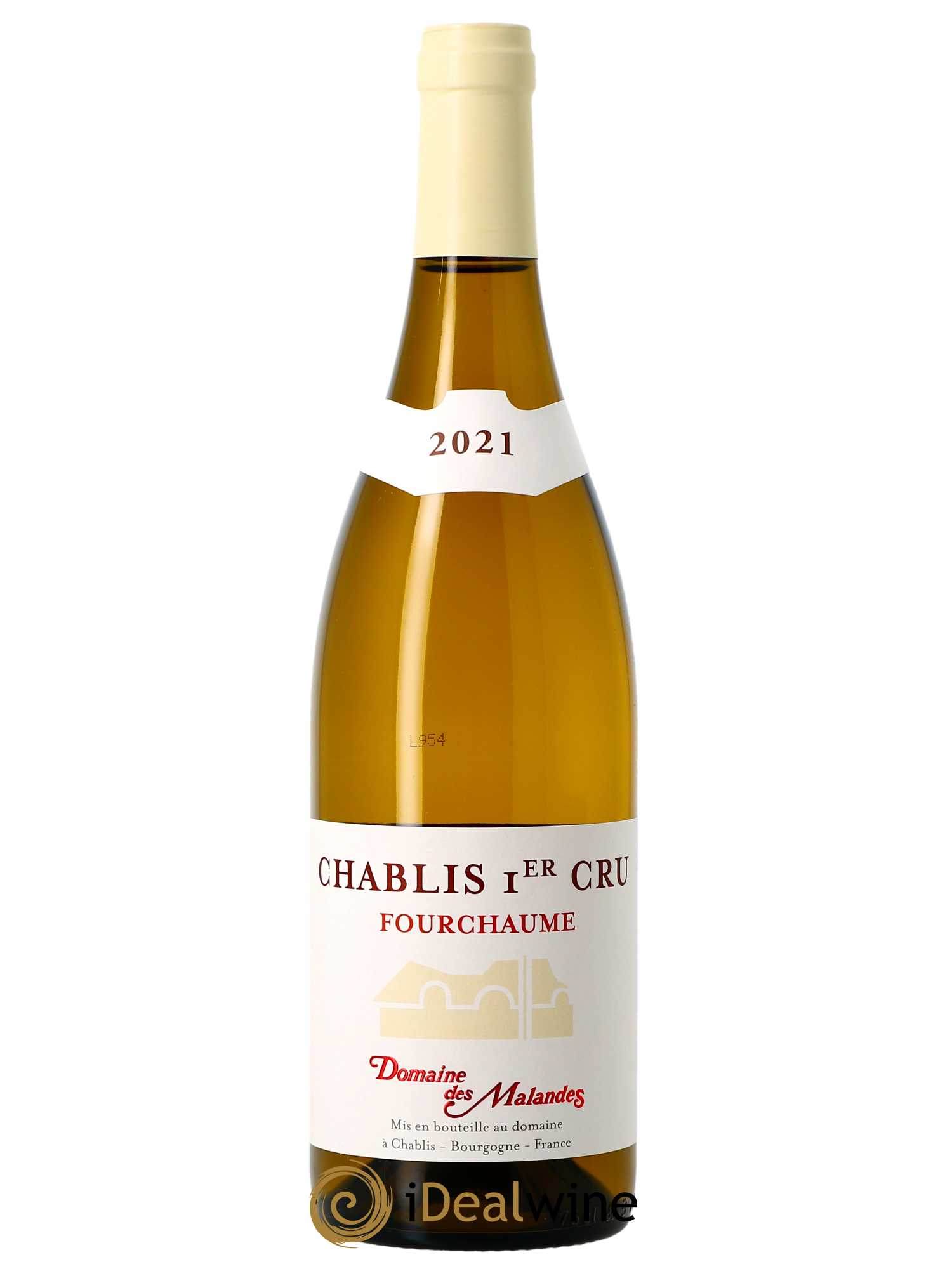 Chablis 1er Cru Fourchaume Domaine des Malandes  2021 - Lot de 1 Bouteille