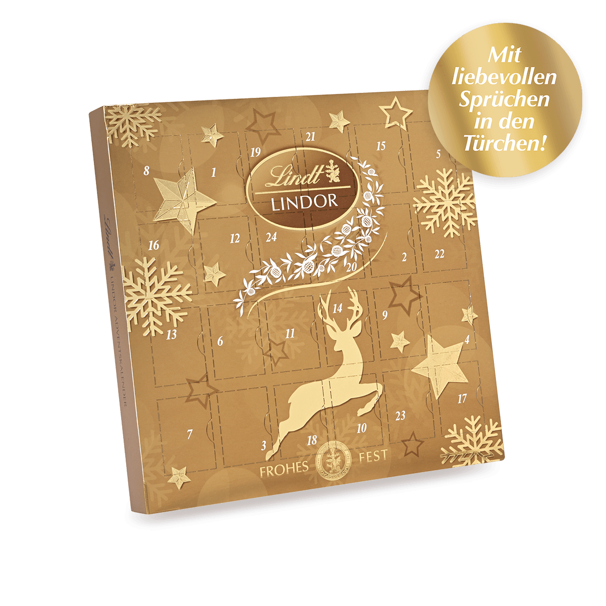 LINDOR Mini Adventskalender, 109g