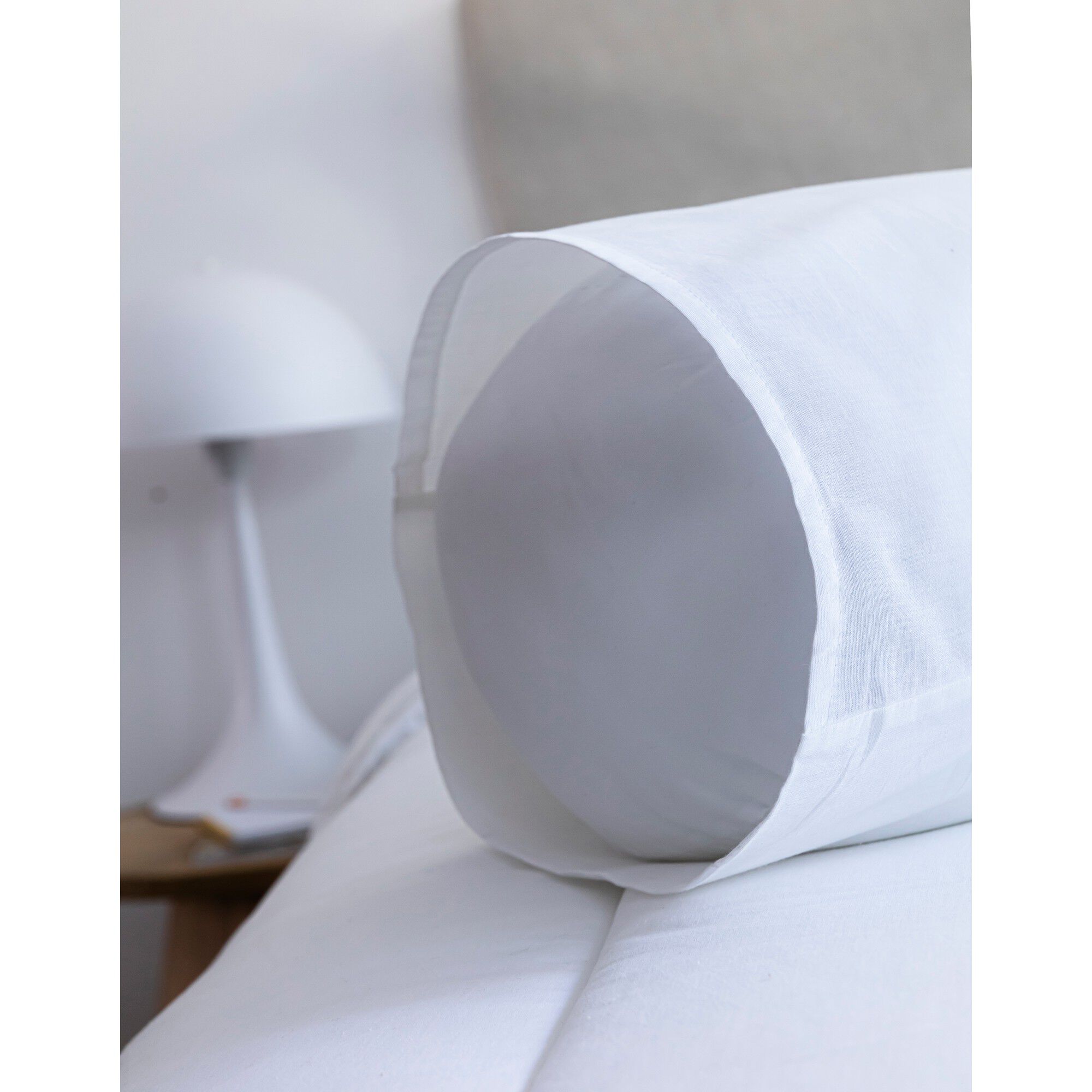 Sous-taie de traversin coton