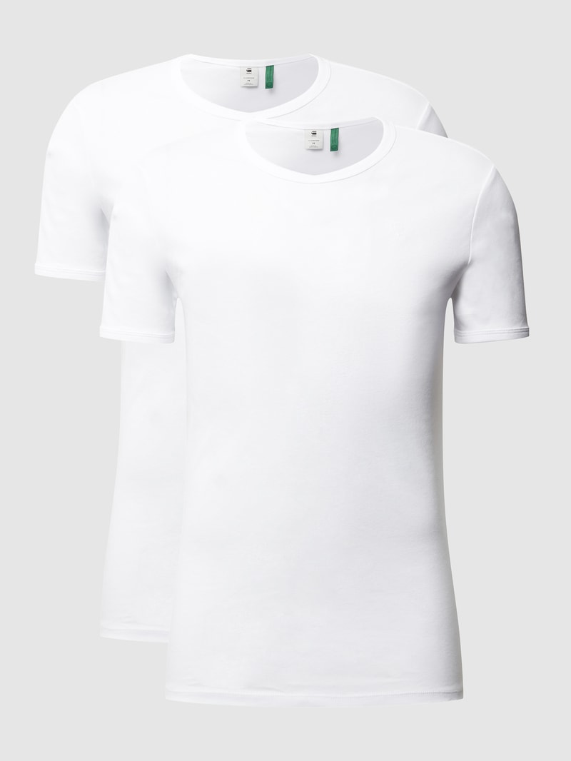 Slim Fit T-Shirt aus Organic Cotton in weiß