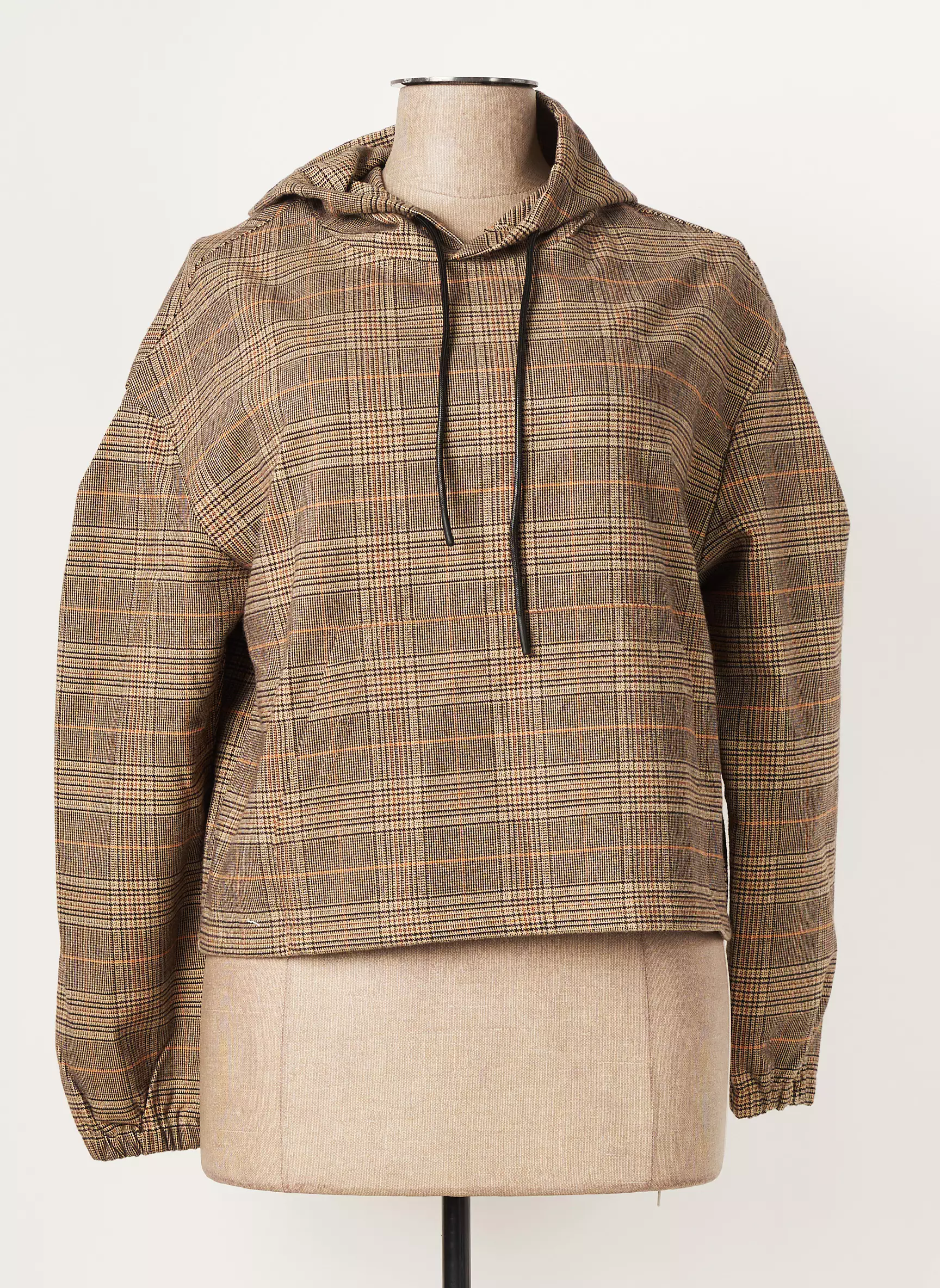 School Rag Sweat Capuche Femme couleur beige