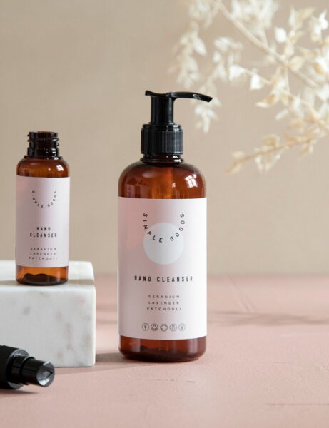 Simple Goods Hand Cleanser Geranium, Lavender Patchouli Reinigungsspray