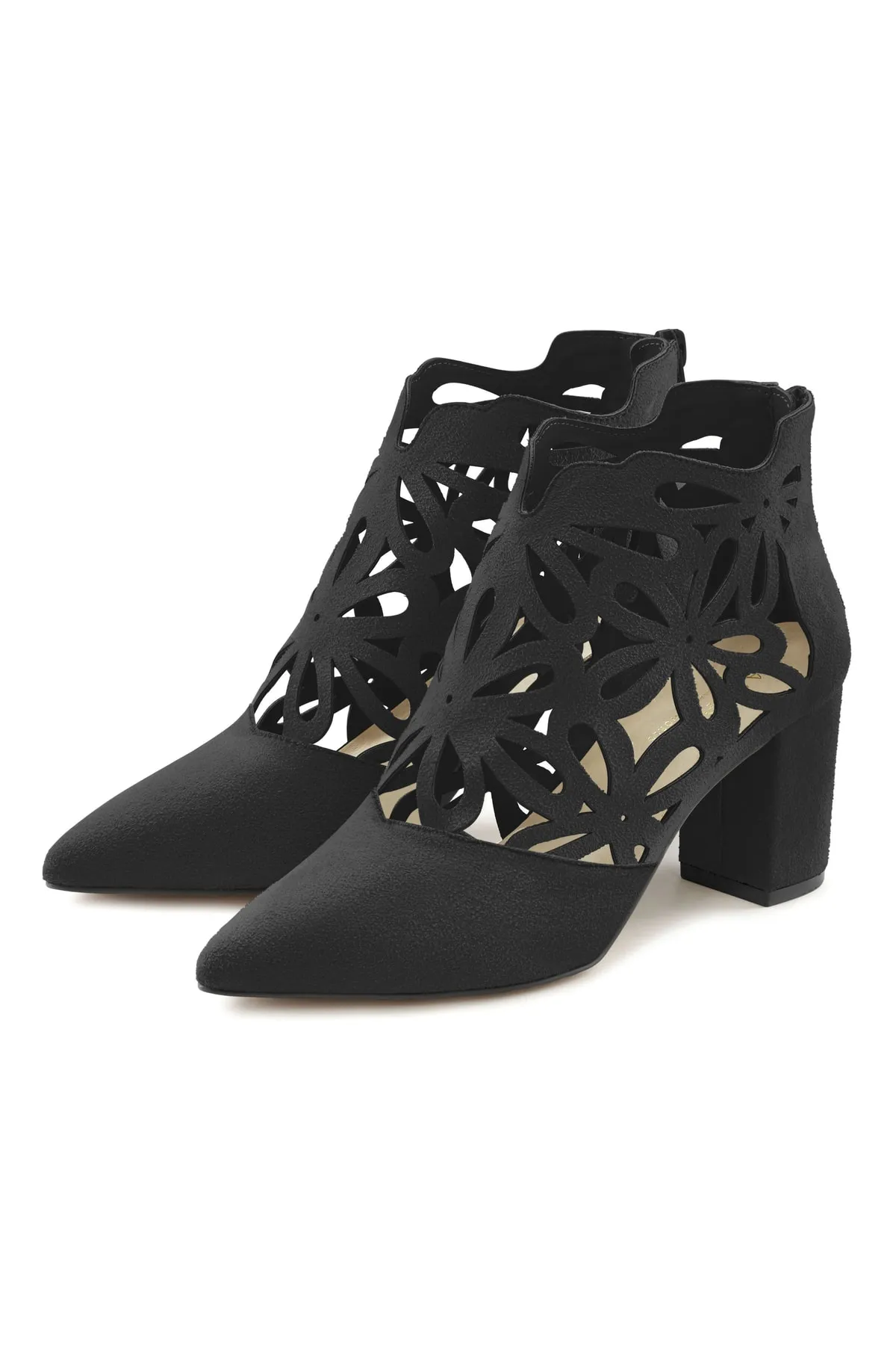 LASCANA  Stiefelette - Schwarz - Blockabsatz