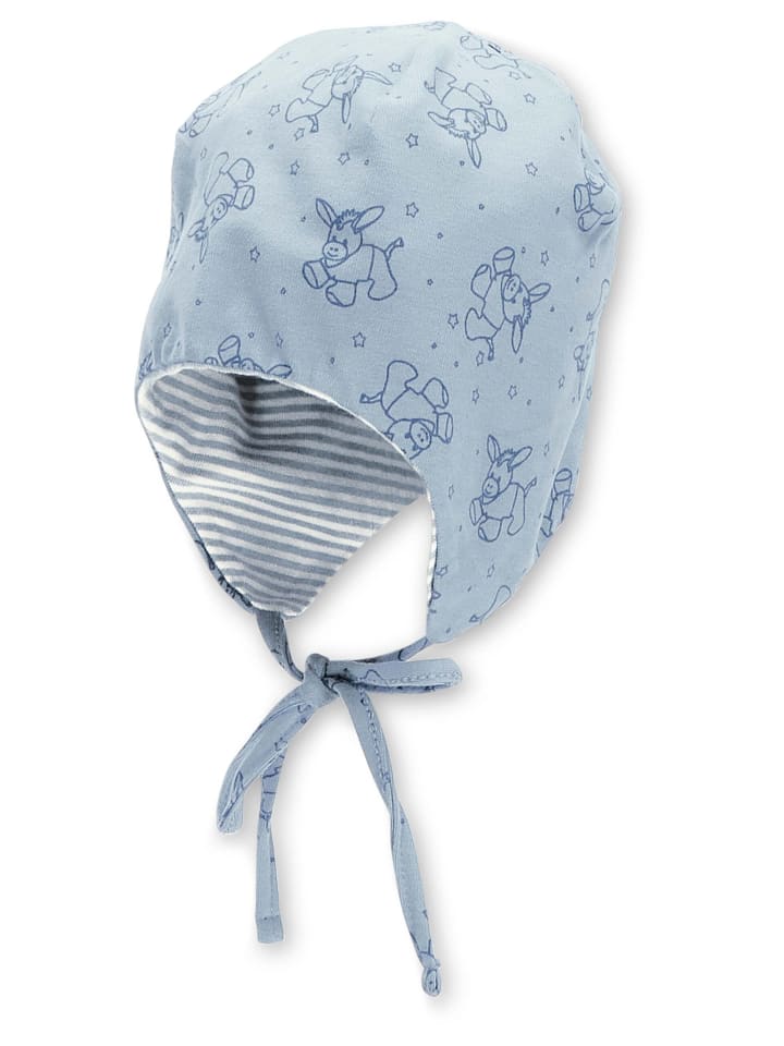 Sterntaler GOTS Mütze Esel in blaugrau günstig kaufen 47 cm
