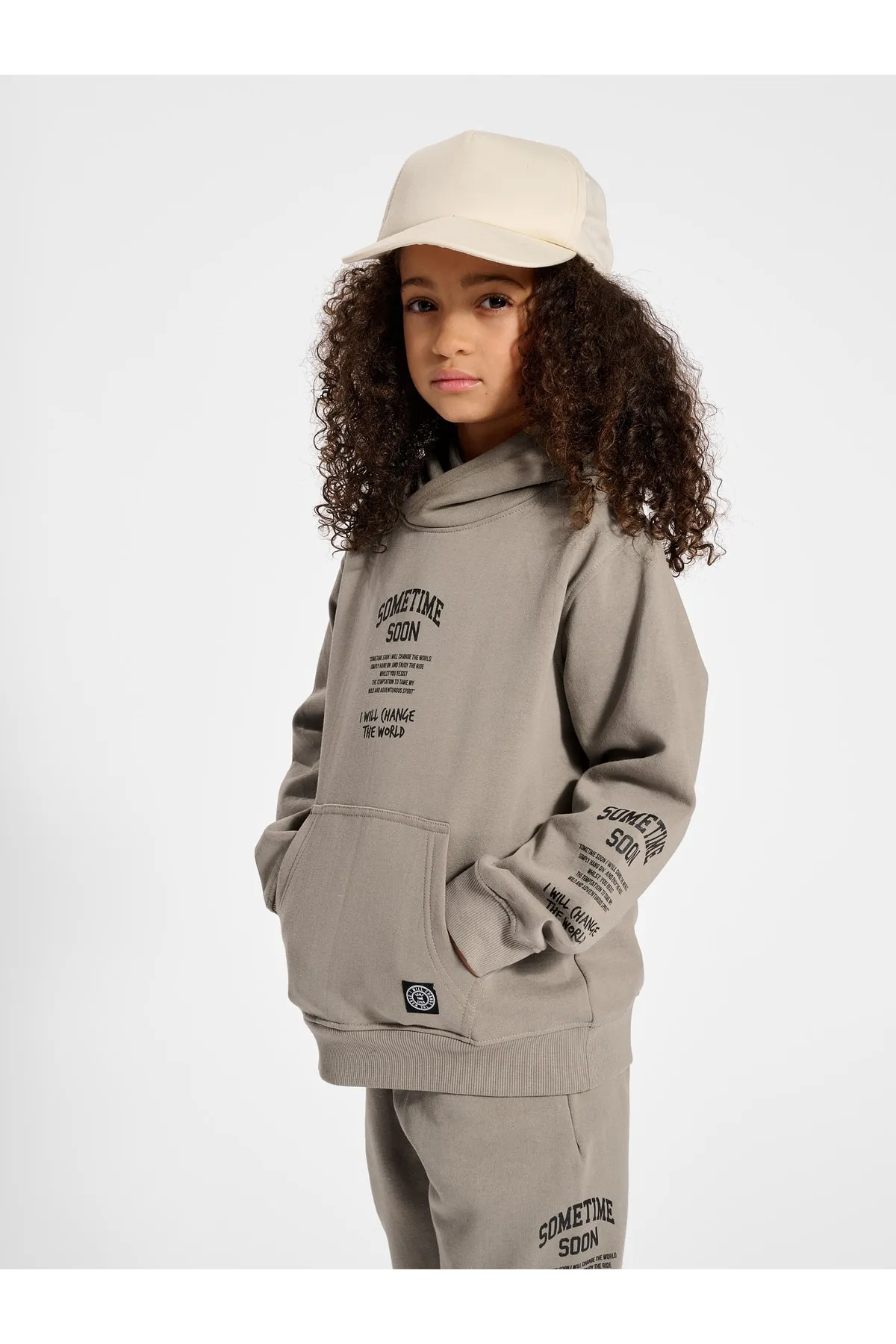 Sometime Soon  Sweatshirt - Braun - Regular Fit