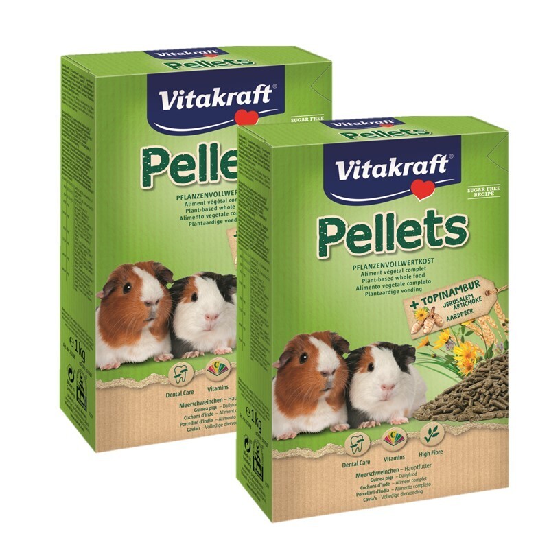 Vitakraft Hauptfutter Vitakraft Pellets Meerschweinchen 2x1 kg