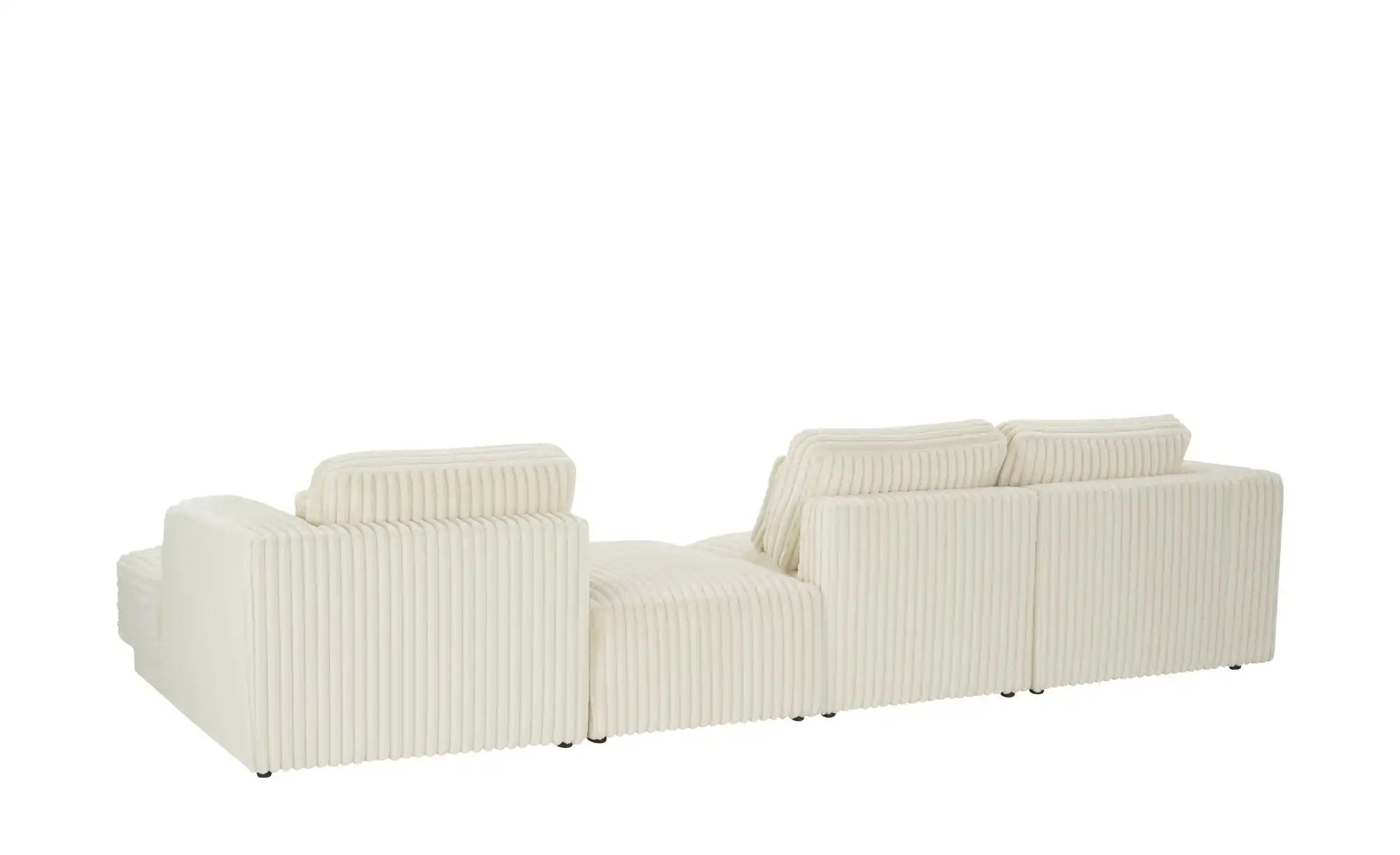 Twist Ecksofa in modernem Breitcord Torrino