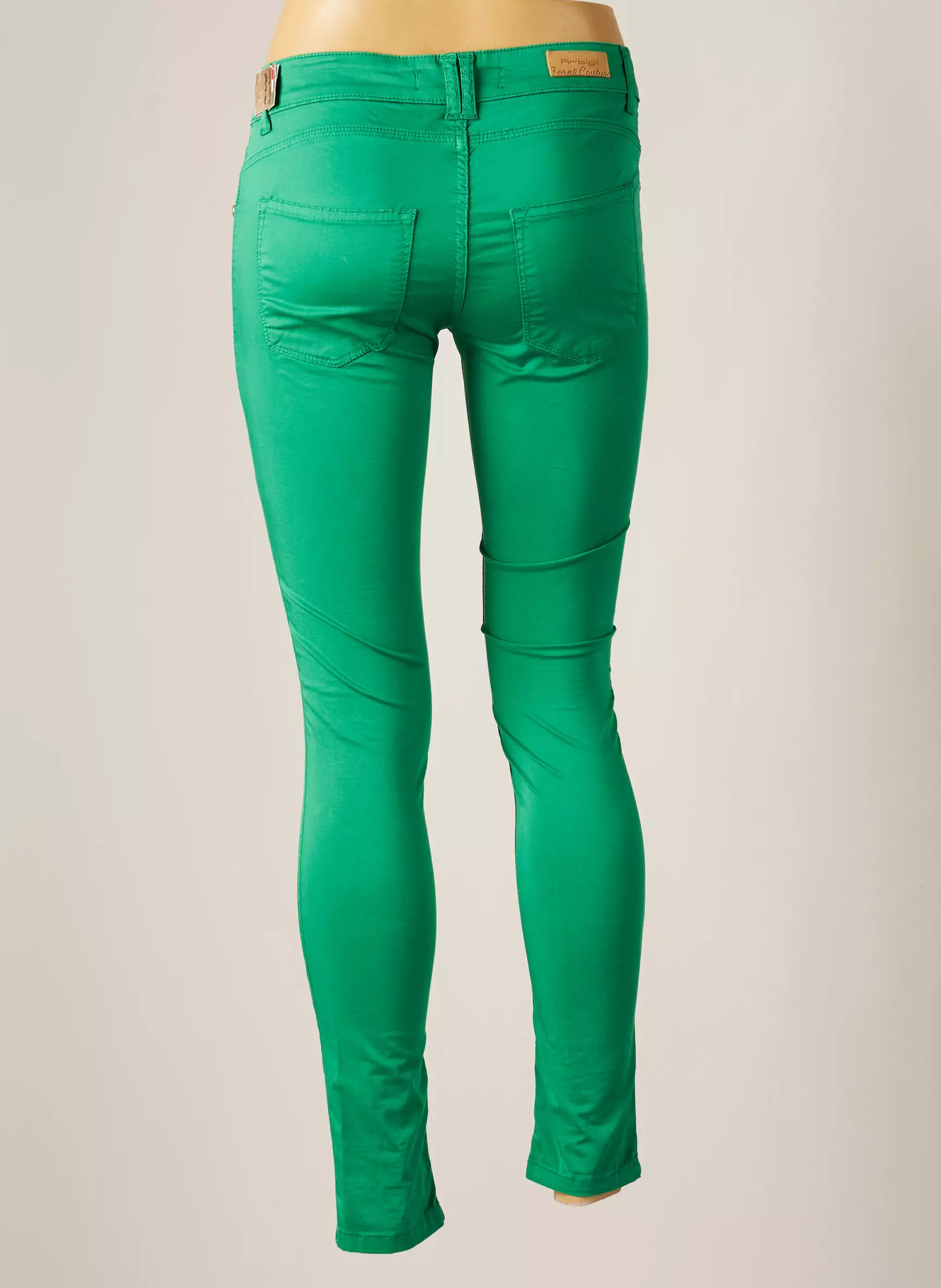 Artigli Pantalons Slim Femme couleur vert