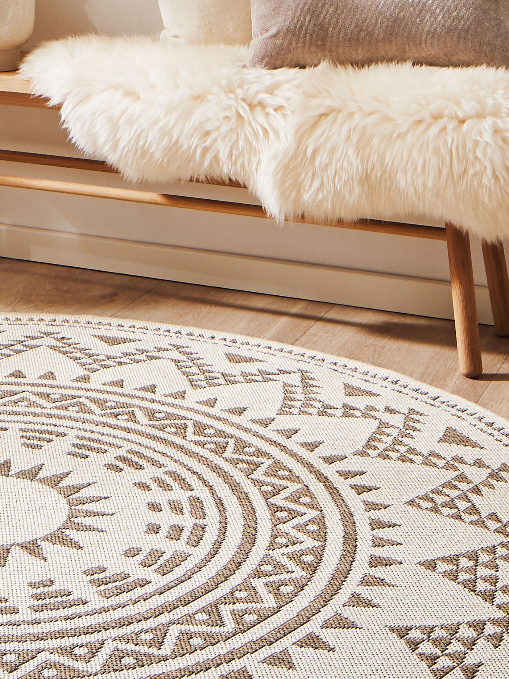 Savela Moderner Teppich, Natur