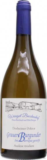 2020 Grauer Burgunder Barrique Auslese trocken - Weingut Bacchushof