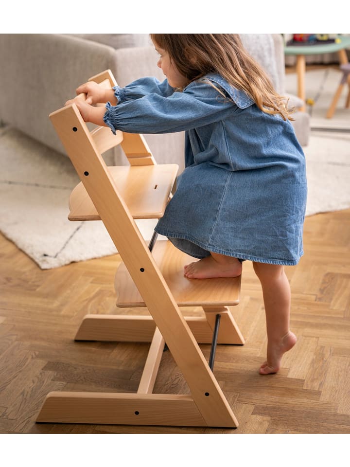 Stokke Stokke® Tripp Trapp Hochstuhl Natural inkl. Babyset in Braun ab 0 Monate günstig kaufen onesize