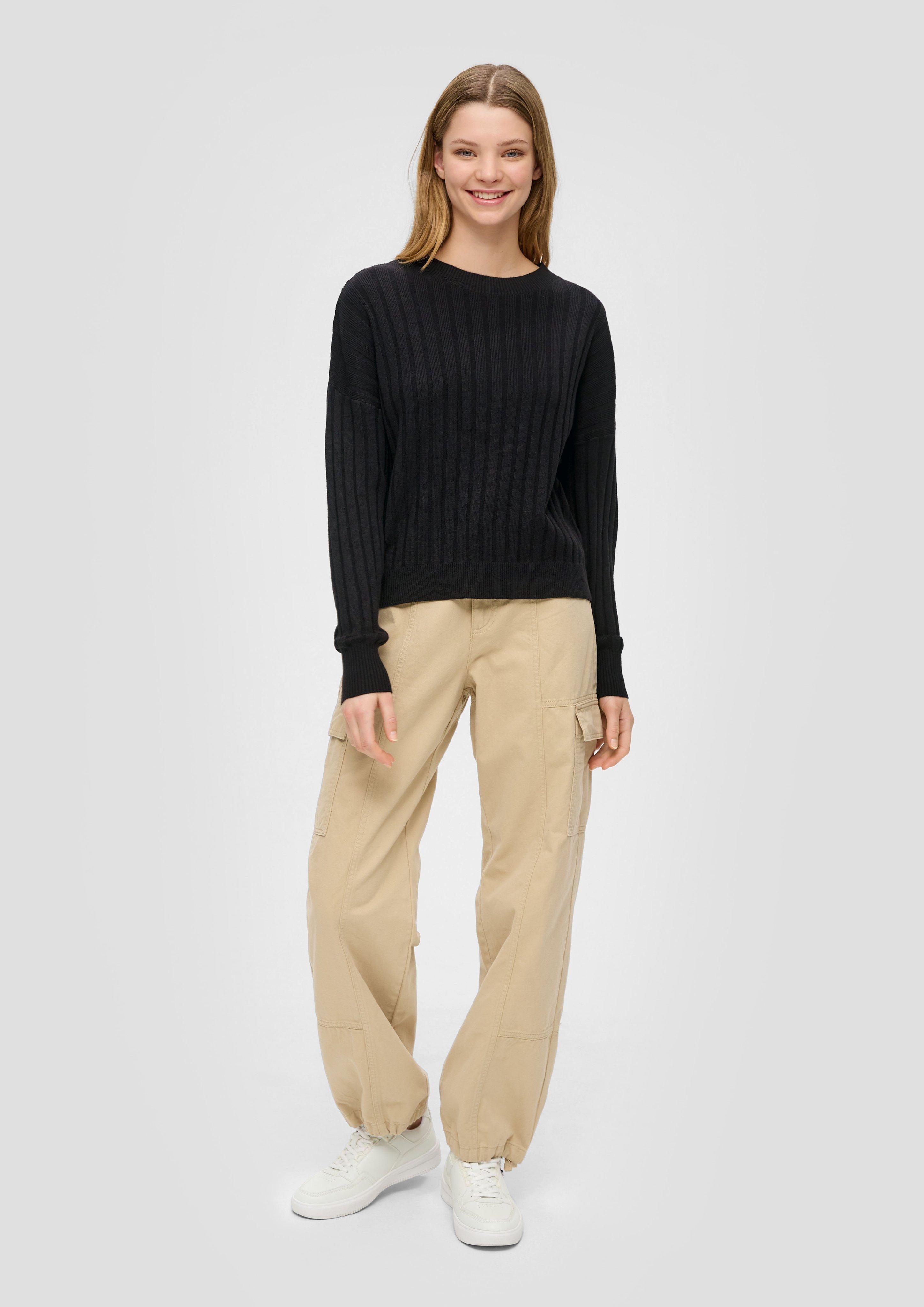 Weicher Strickpullover aus Baumwollmix  2140610-9999