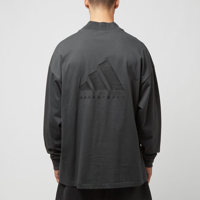adidas Originals One Basketball Long Sleeve Tee dark grey