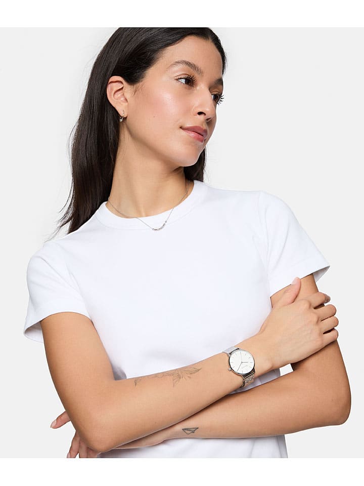 Tamaris Quarzuhr in Silber/ Weiß günstig kaufen onesize