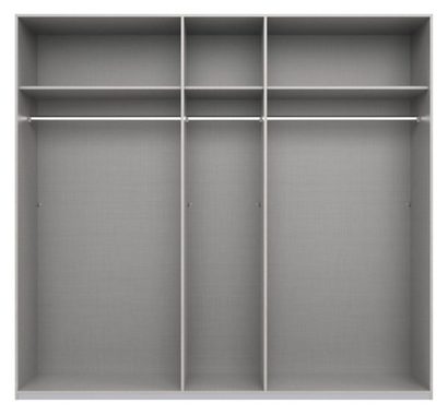 Wimex Schlafzimmer-Set Kreta, 180x200cm Graphit - Flagstaff Eiche