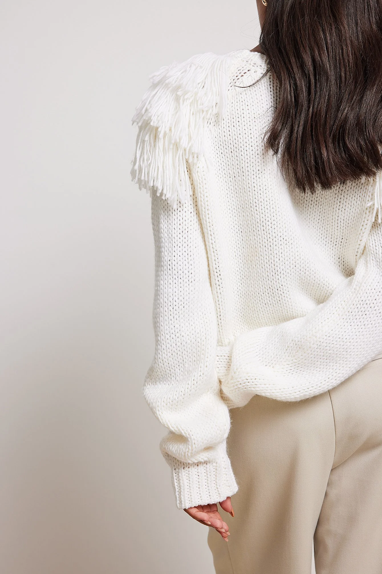 Strickpullover mit Details