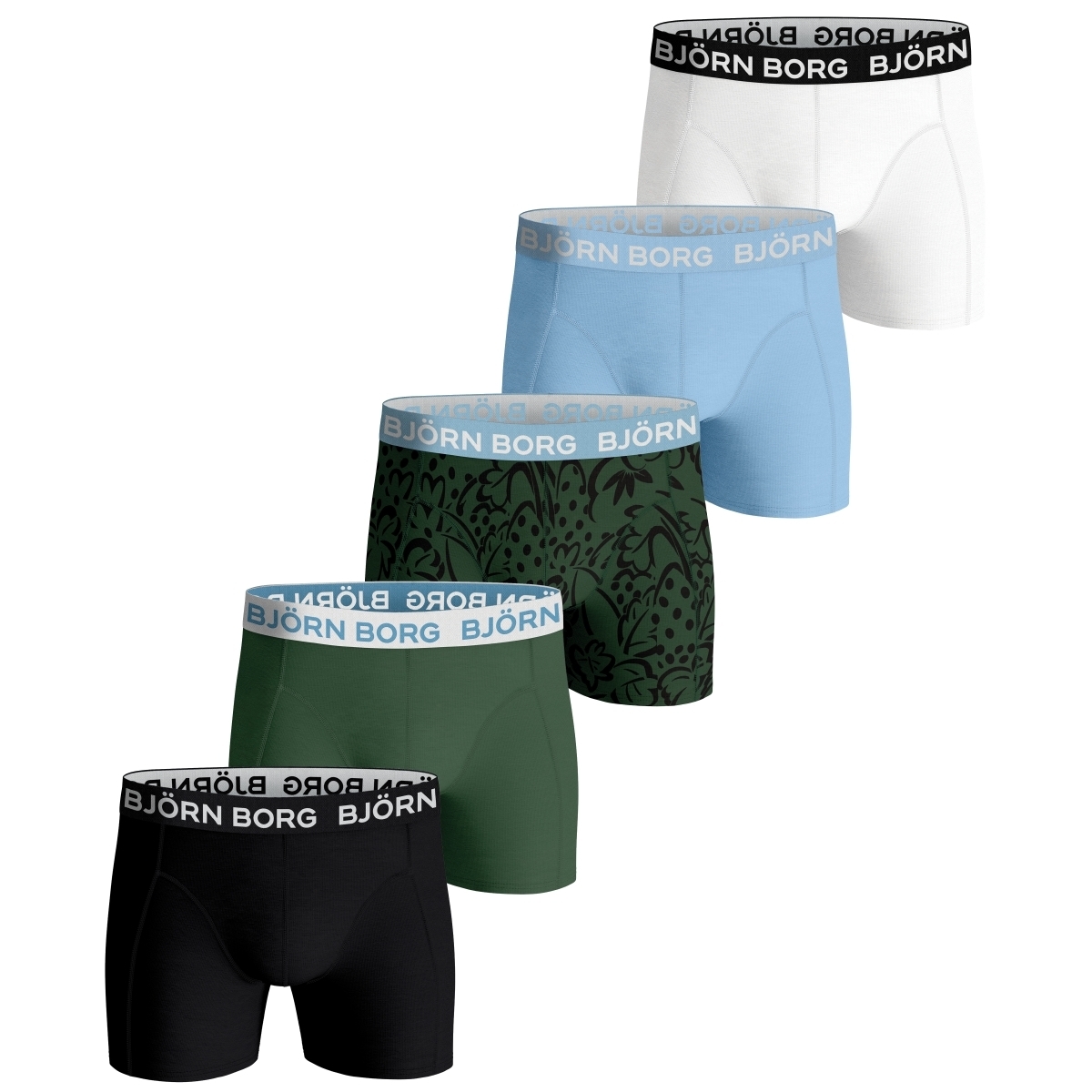 Björn Borg Essential Boxer 5er Pack Boxershorts multicolor