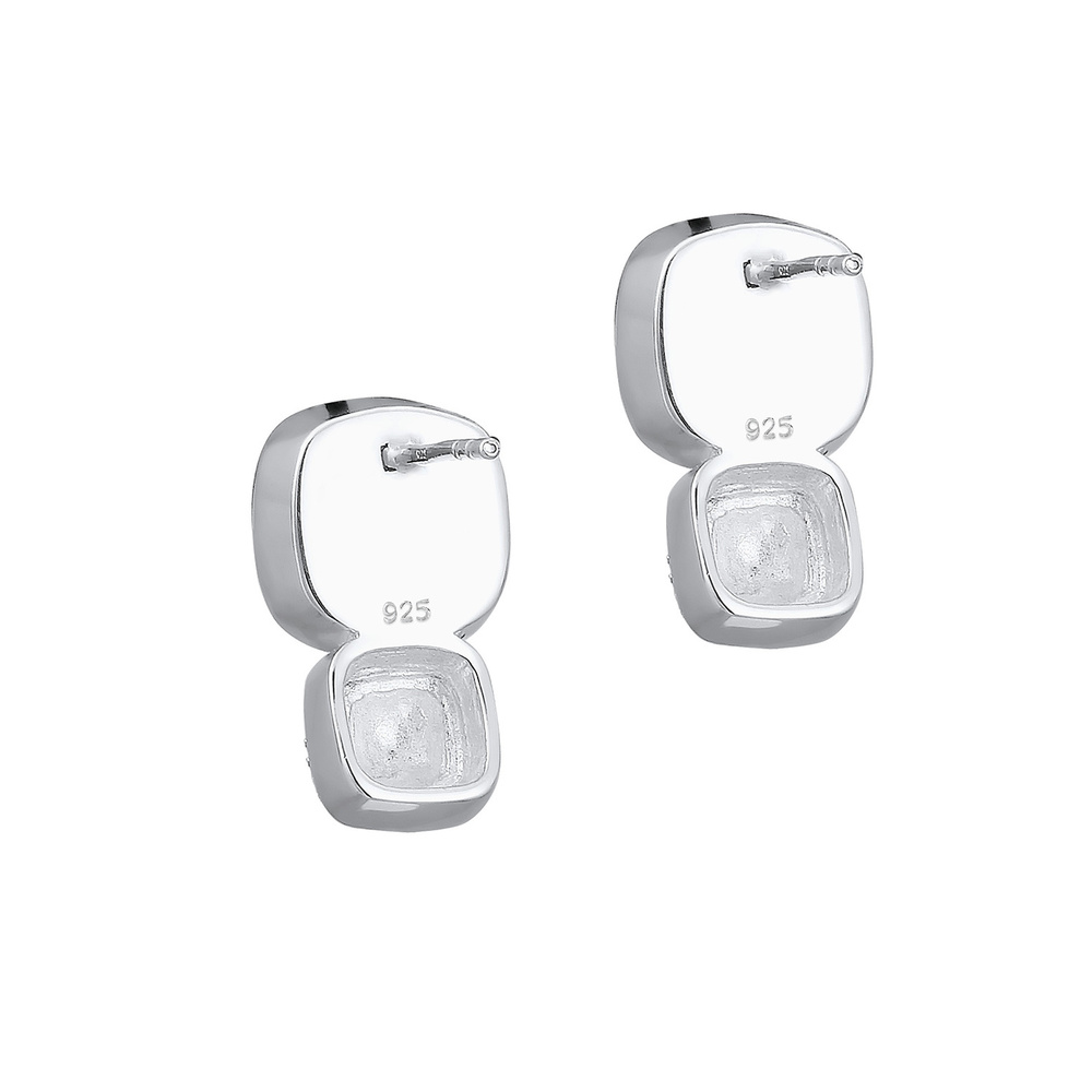 Elli PREMIUM Elli PREMIUM Boucles d'Oreilles Femme Glamour avec Cristaux en Argent Sterling 92 Boucles d'oreilles
