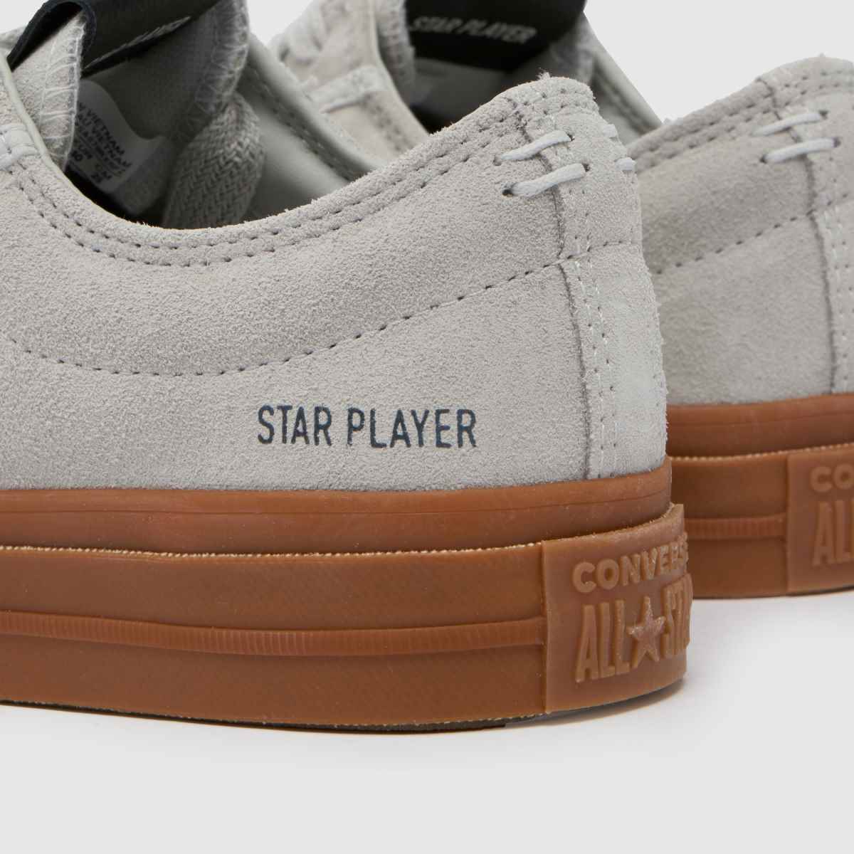 Converse Star Player 76 sportcipő világosszürke színben