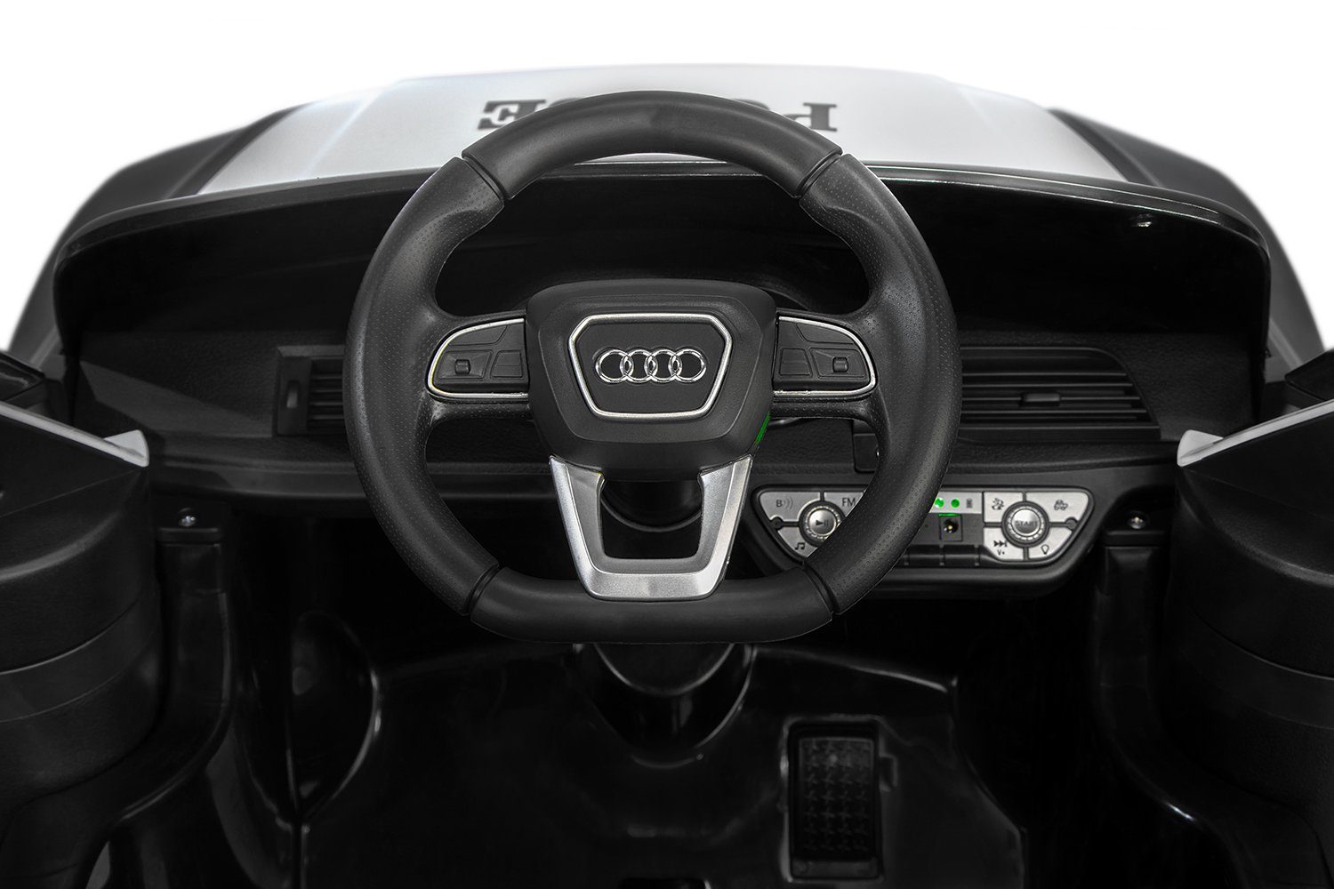 Kidix electric children's car children Audi Q5 Police 2x 40W 12V 7Ah children's car electric car
