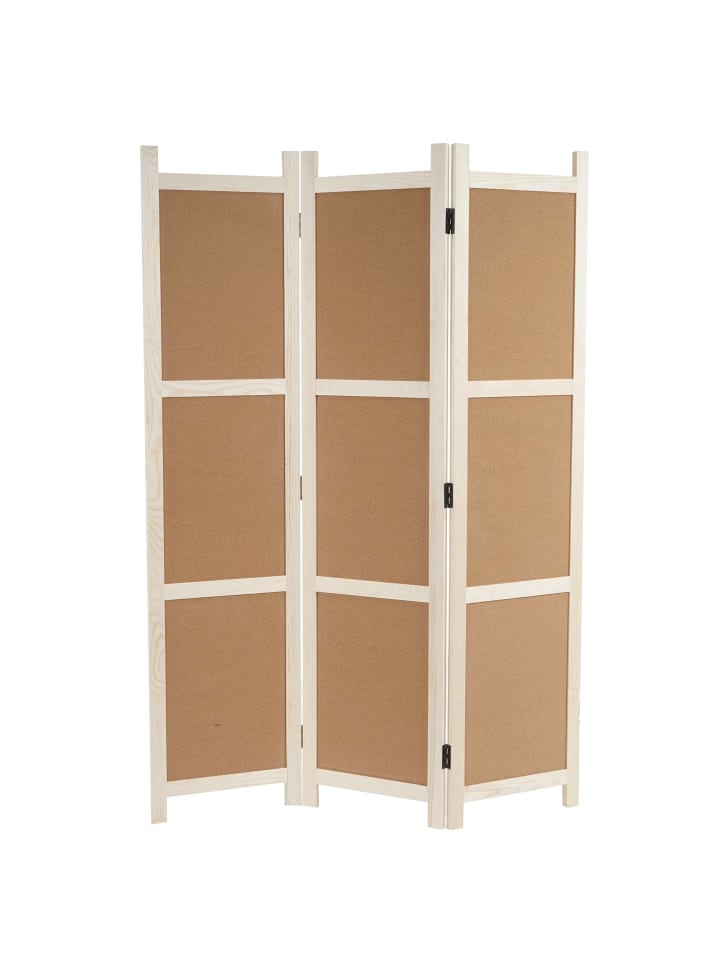 MCW Paravant G52, Braun, 3 Panele 166x121cm günstig kaufen onesize