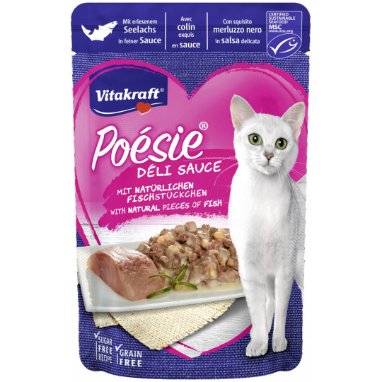 Vitakraft Poésie Delisauce Seelachs 85G