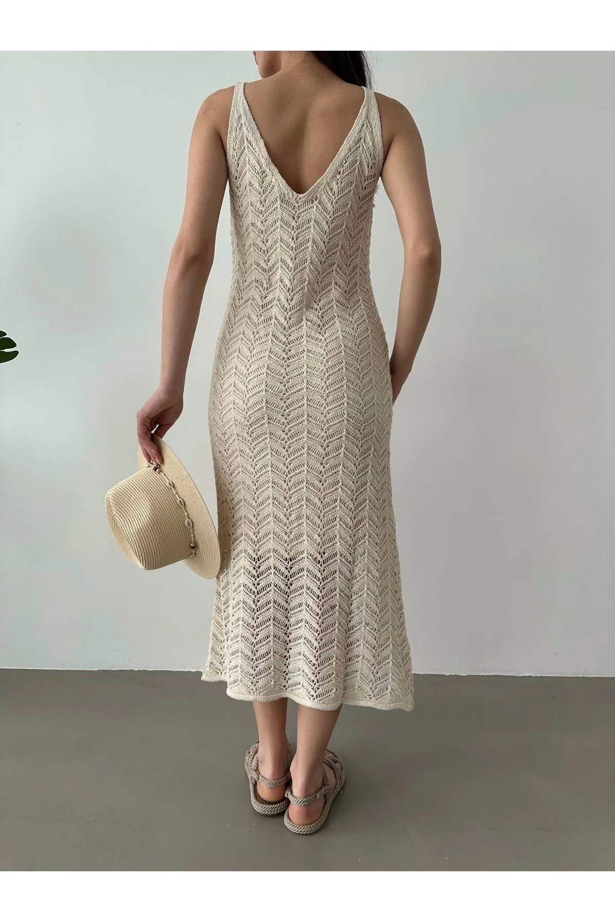 BEJNA  Kleid - Beige - A-Linie