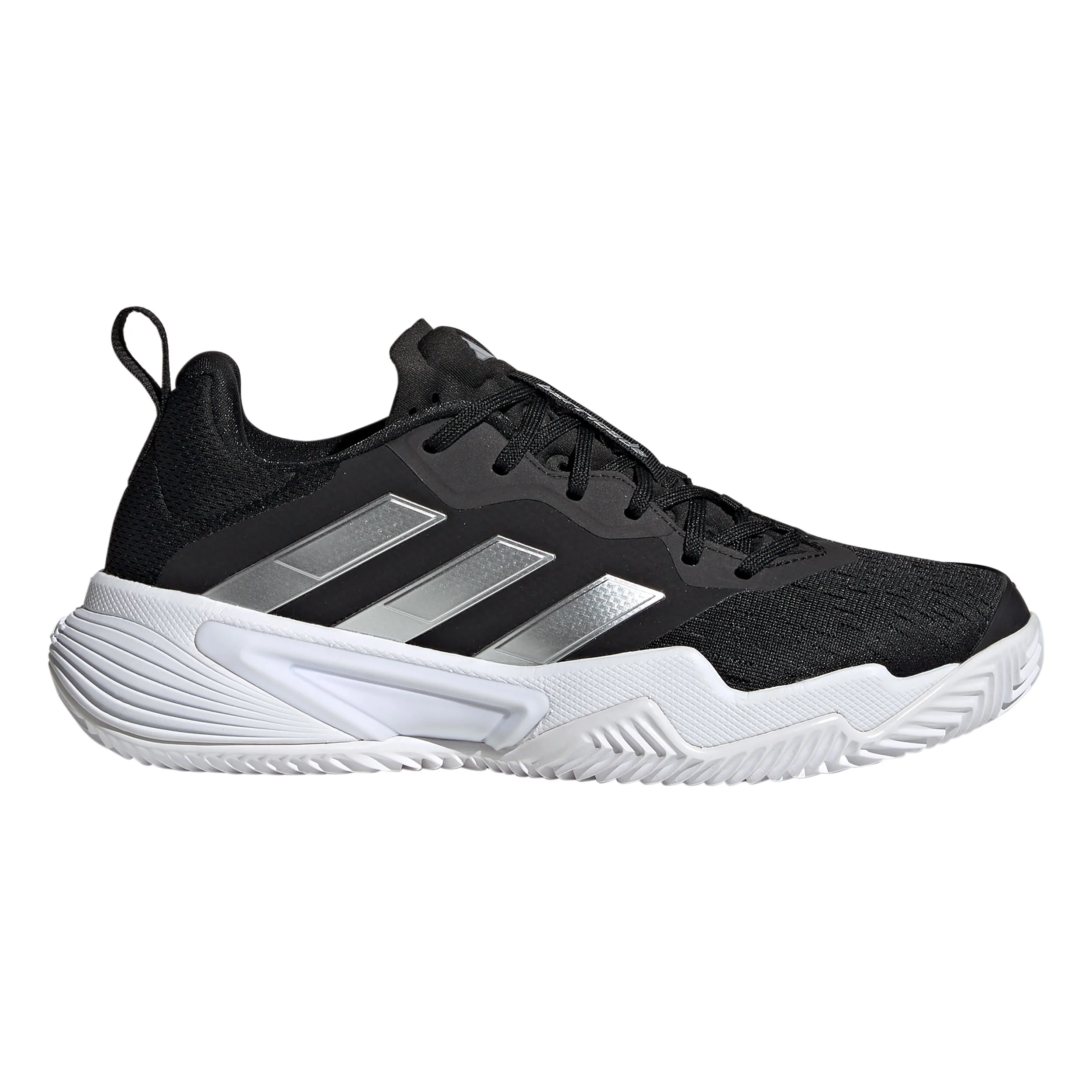 Barricade Sandplatzschuh Damen - Schwarz, Silber