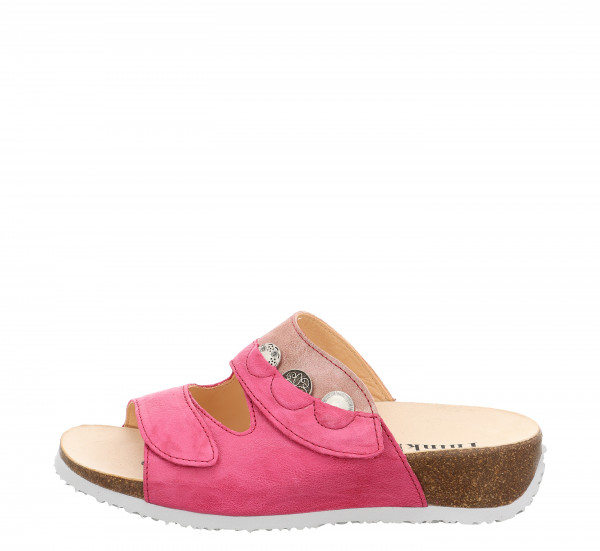 MIZZI Pantolette - Fuxia/Kombi
